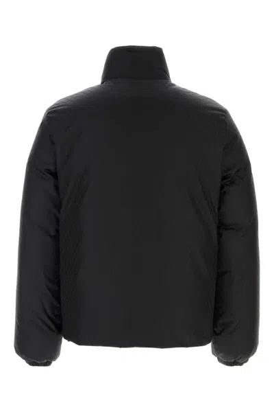 Alexander Mcqueen Black Nylon Down Jacket In Black