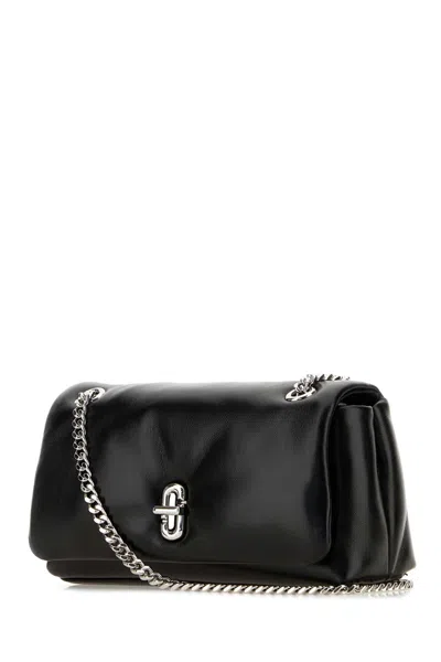 Marc Jacobs Black Leather Shoulder Bag In Black