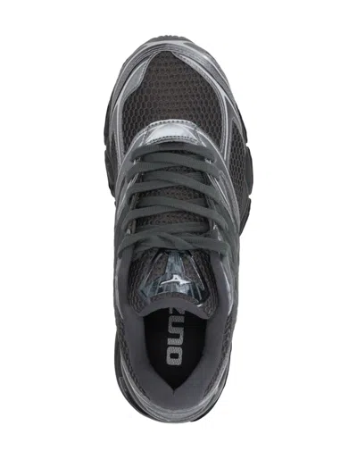 Mizuno Wave Print Sneakers With Advanced Technology In Black