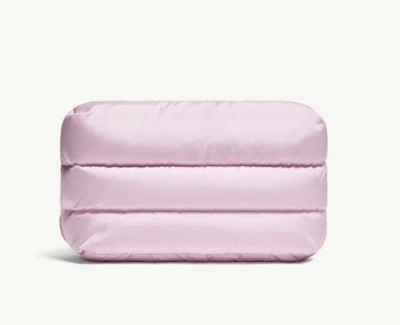 Moncler Caradoc Beauty Case Quilted Rectangular Design In Pink