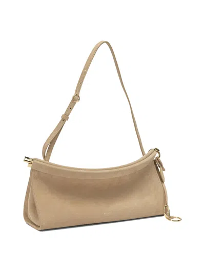 Alaïa “le Click East West”中号单肩包 In Neutral