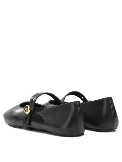 Tory Burch 芭蕾舞平底鞋 In Black