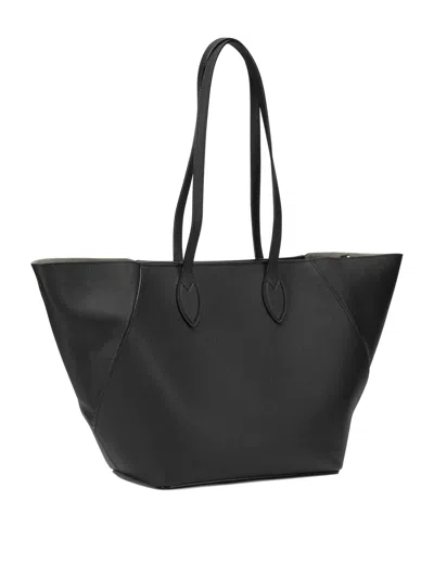 Valextra "vivi" Small Shoulder Bag In Black