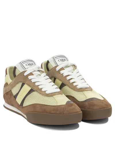 Chloé “kick”低帮运动鞋 In Brown