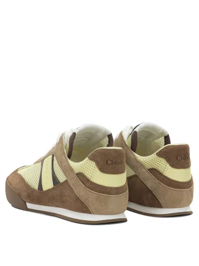 Chloé “kick”低帮运动鞋 In Brown