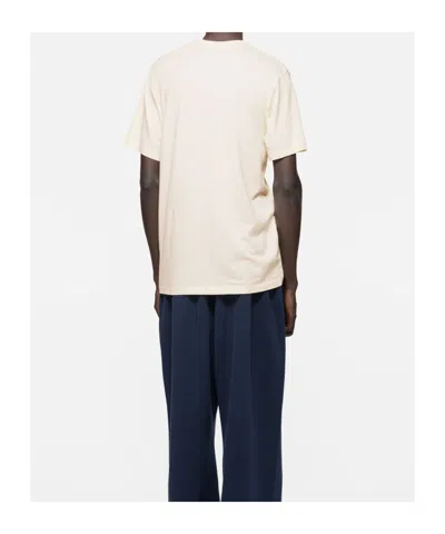 Acne Studios Graphic T-shirt In Metallic