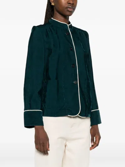 Forte Forte Piped Corduroy Jacket In Multi