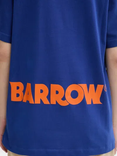 Barrow Logo-print T-shirt In Blue