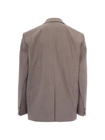 Max Mara Single-breasted Wool Blazer In Multi