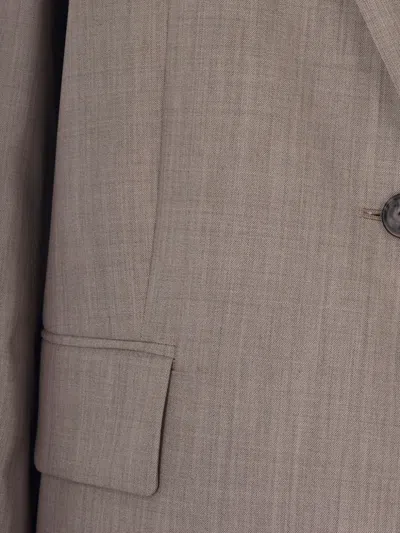 Max Mara Single-breasted Wool Blazer In Multi