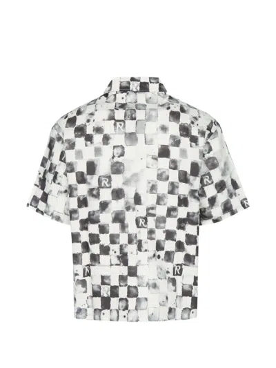 Represent Pool Side Checkerboard-print Shirt In Multi