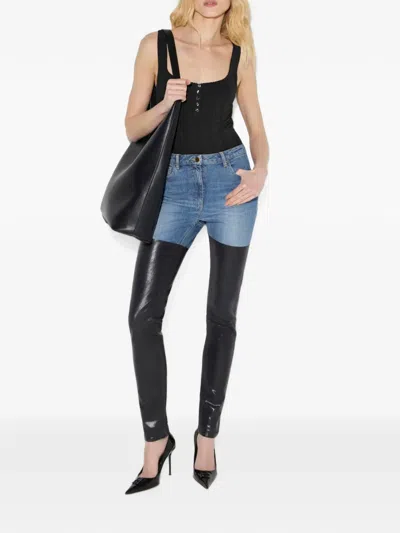 Elisabetta Franchi 니트 오픈워크 탑 In Multi