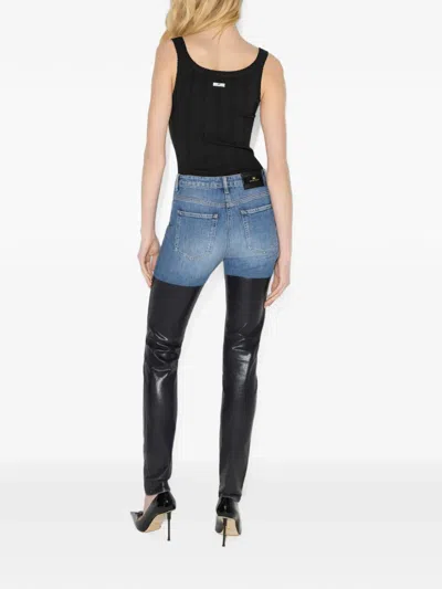 Elisabetta Franchi 니트 오픈워크 탑 In Multi
