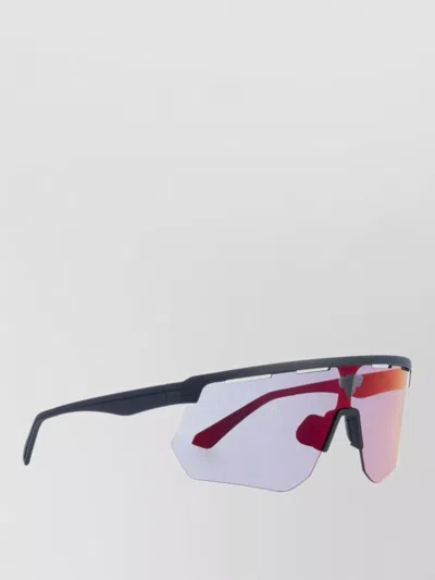 Facehide Sunglasses Angular Frame Colored Lenses Case