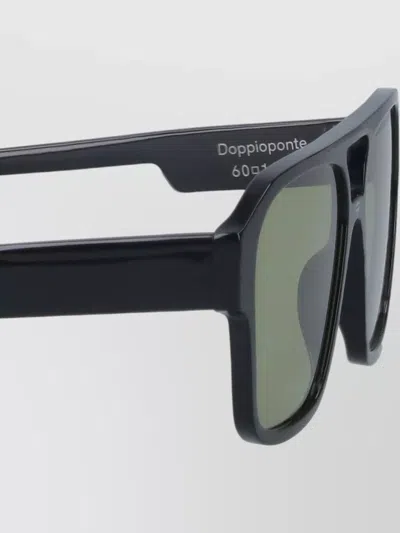 Facehide Sunglasses Dark Lenses Rectangular Frame Thick Temples