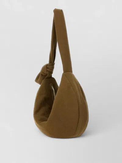Alysi Shoulder Bag Knotted Strap Soft Structure
