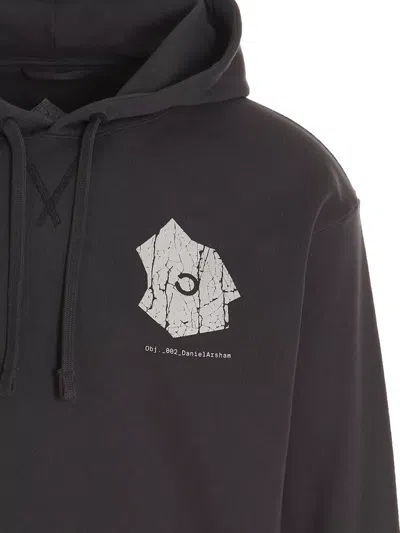 Objects Iv Life Progress Graphic Hooded Sweatshirt Front Pocket In Black