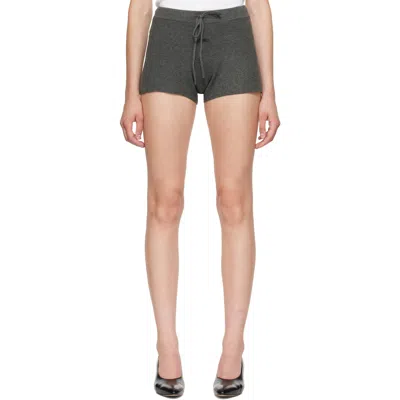 Essentials Gray Running Shorts In Gray
