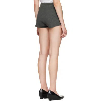 Essentials Gray Running Shorts In Gray