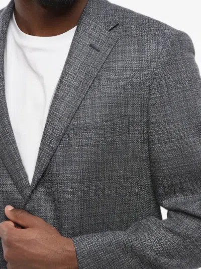 Corneliani Nino Danieli Flap-pocket Blazer In Gray