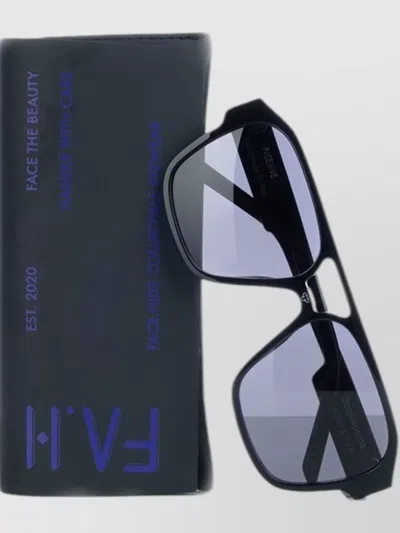 Facehide Sunglasses Dark Lenses Protective Case Thick Frame