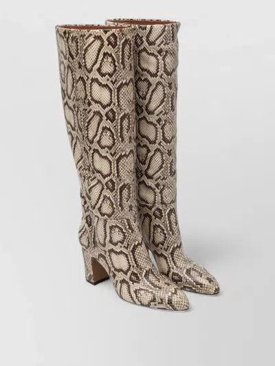 Paris Texas Lavinia Boot 75 High Heels Boots In Python Print Leather In Animal Print