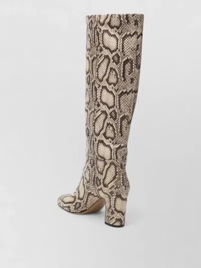 Paris Texas Lavinia Boot 75 High Heels Boots In Python Print Leather In Animal Print