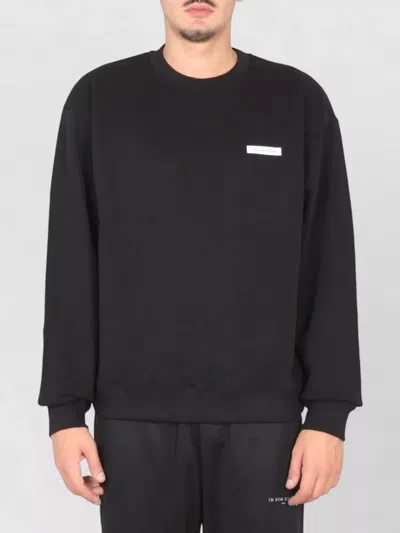 Ih Nom Uh Nit Crewneck Sweatshirt With Front Logo Print In Black
