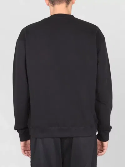 Ih Nom Uh Nit Crewneck Sweatshirt With Front Logo Print In Black