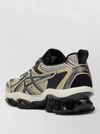 Asics Mesh Upper Sneakers Rubber Outsole Design In Multi