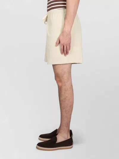 Howlin' Holdon Bermuda Shorts Elastic Waist In Neutral