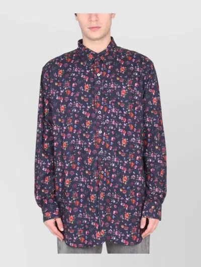 Engineered Garments Relaxed Shirt Button Down Collar Floral In Multi