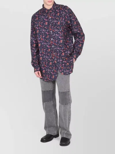 Engineered Garments Relaxed Shirt Button Down Collar Floral In Multi