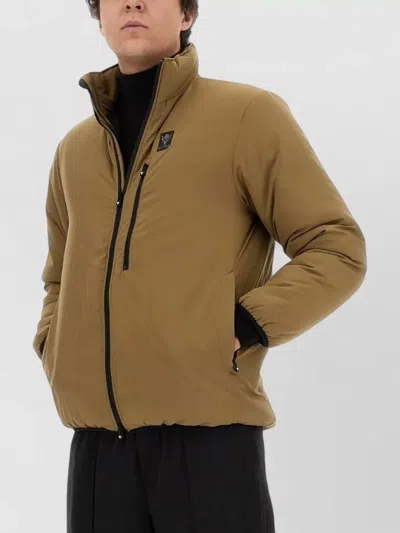 South2 West8 Jacket Logo High Collar Chest Pocket In Green