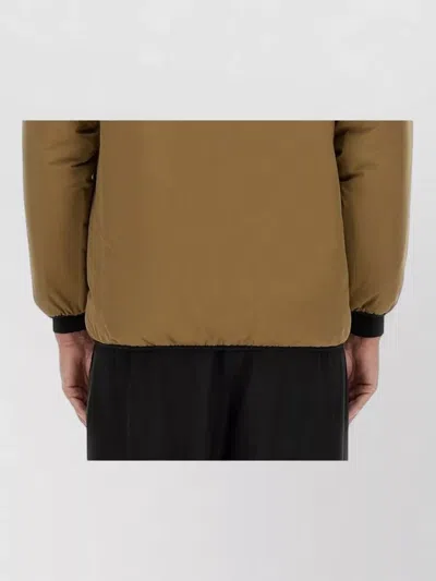 South2 West8 Jacket Logo High Collar Chest Pocket In Green