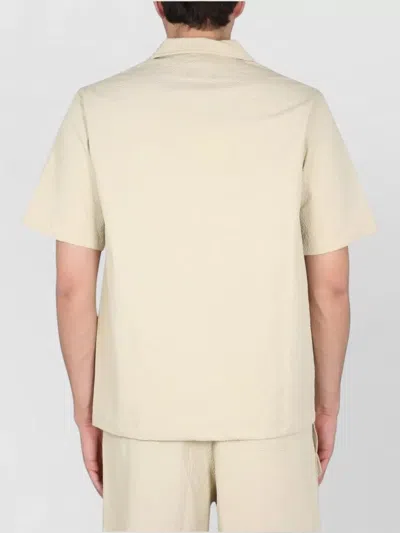 Howlin' Howlin Stylish Bowling Neck Cocktail Shirt For Men In Neutral