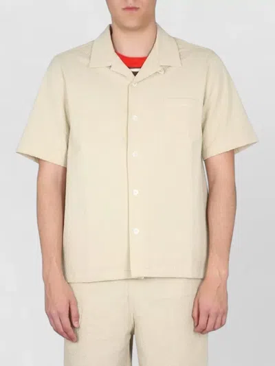Howlin' Howlin Stylish Bowling Neck Cocktail Shirt For Men In Neutral
