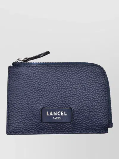 Lancel Compact Wallets Textured Finish Multiple Compartments