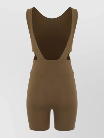 Live The Process Technical Fabric Jumpsuit For Every Silhouette In Green
