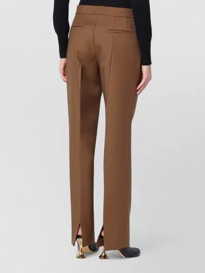 Jil Sander Tailored Pants Back Pockets Belt Loops In Multi