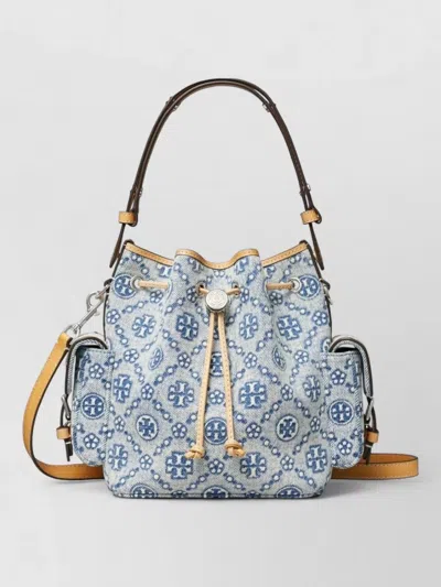 Tory Burch T Monogram Bucket Bag Adjustable Strap