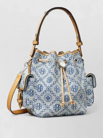 Tory Burch T Monogram Bucket Bag Adjustable Strap