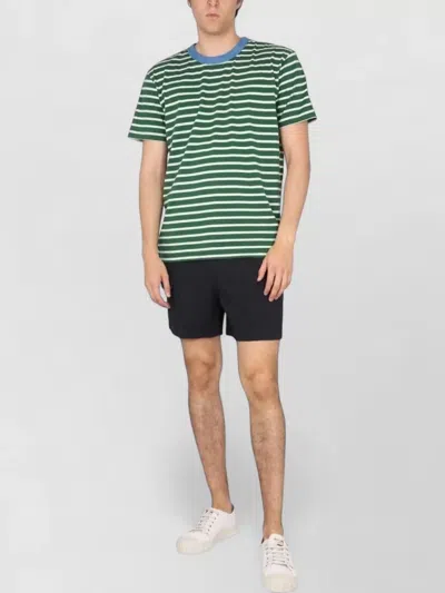Howlin' Bermuda Shorts Elastic Waist Back Pocket In Black