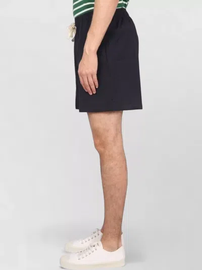 Howlin' Bermuda Shorts Elastic Waist Back Pocket In Black
