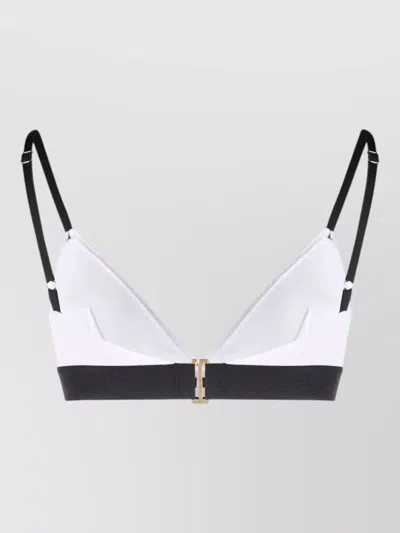 Tom Ford Soft Cup Bra Adjustable Shoulder Straps In White