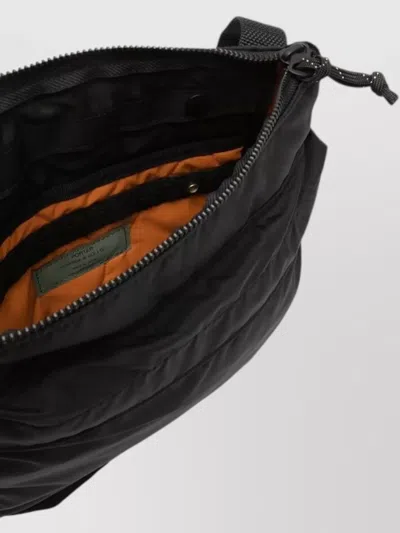 Porter Shoulder Bag Square Shape Zip Compartments