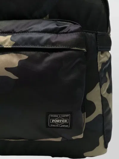 Porter Camouflage Backpack Adjustable Straps Zip Pockets