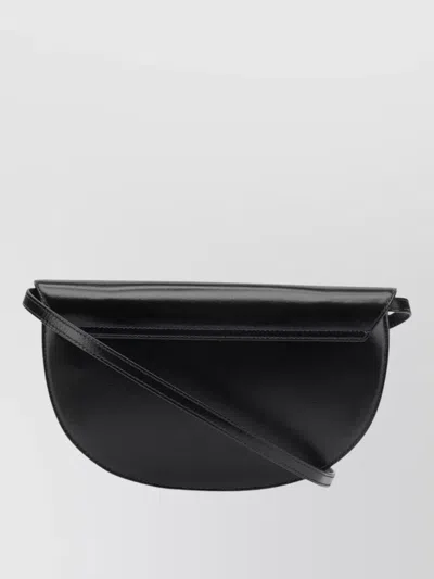 Jil Sander Curve Wallet Adjustable Strap Smooth Finish