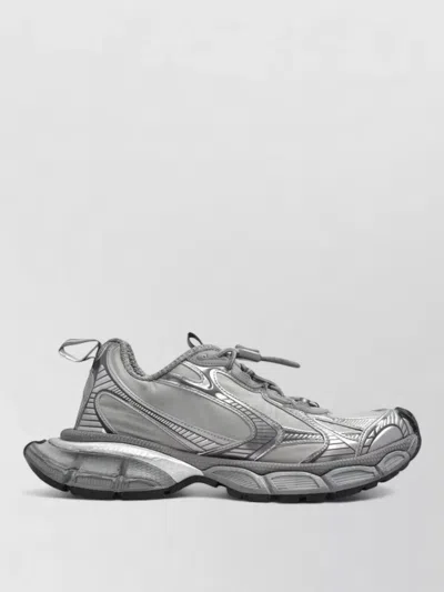 Balenciaga Sneakers Low Profile Pull Tab Reflective Outsole In Gray