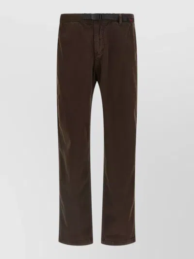 Gramicci Tailored Pants Featuring Belt Loops And Pockets In Brown